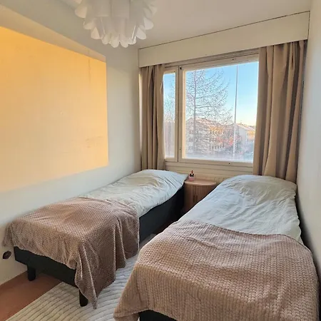 Heart Of Rovaniemi- Cozy 3-room For Up To 7 Guests