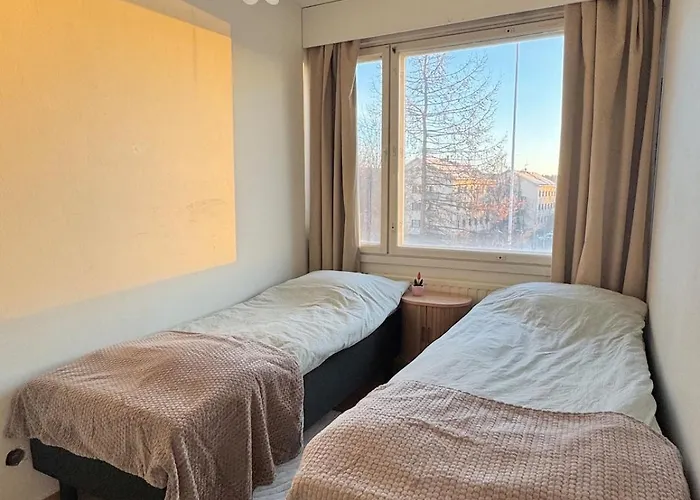 Heart Of Rovaniemi- Cozy 3-room For Up To 7 Guests